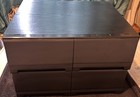 Vintage VHS Storage Case 4 Drawers-Black Ash - Takes 40 Tapes - Prop/Decor