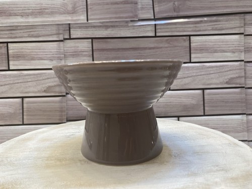 Signature❤️ Yoga cat screen embossed Elevated cat bowl Ancient Purple New - Picture 6 of 7