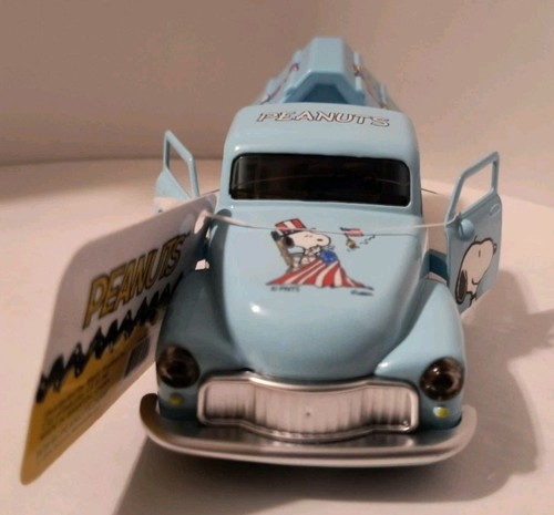 Peanuts 5" Diecast Blue Doghouse Truck Pull Back Action Snoopy USA 🆕🆓Ship!🇺🇸 - Picture 6 of 11