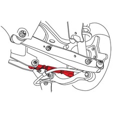 SPC Performance 67655 Alignment Toe Arm Rear