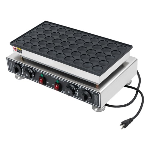 110 V 50 Hole Electric Dutch Poffertjes Mini Pancake Baker Maker Machine New - Picture 12 of 15