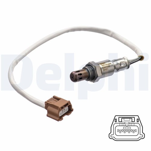 ES21259-12B1 LAMBDA OXYGEN O2 SENSOR AFTER CATALYTIC CONVERTER DELPHI NEW - Picture 2 of 5