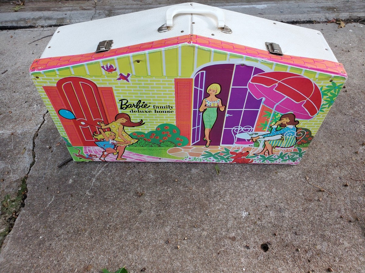 Vintage 1965 Mattel Barbie Family Deluxe House Vinyl