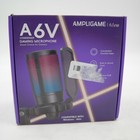 Fifine Ampligame A6V USB Gaming Microphone RGB Light w/ Pop Filter + Shock Mount