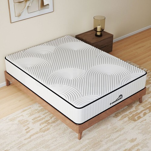 Familand Mattress Queen Double King Single Bed Euro Top Pocket Spring Foam 22cm - Picture 65 of 65