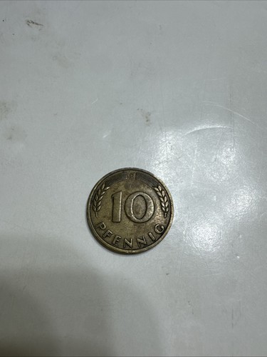 Old Germany Coin - 1949 10 Pfennig - Sold as is - Picture 2 of 15