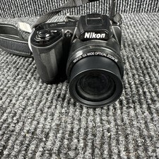 Nikon COOLPIX L105 12.1MP Digital Camera Black CLEAN TESTED WORKS GREAT!!