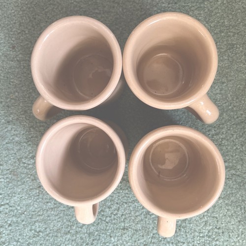 4 Vintage Tepco China Restaurant Ware Sunglow Tan Mug Marked Very Good Condition - Picture 4 of 4