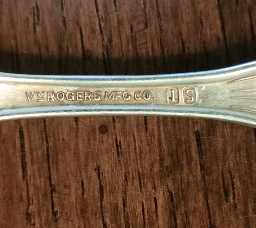 Juego De Colección De 6 Cucharaditas State Of Michigan Crest WM Rogers I S Plateado EE. UU. - Imagen 5 de 5