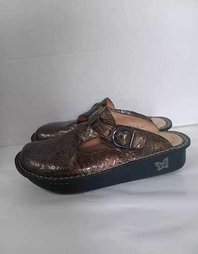 Alegria ALG-511 Leder Oberfutter Bronze Metallic Clog Pantolette EU Gr. 40 US 10 - Bild 4 von 10