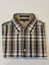 TOMMY HILFIGER MENS SHORT SLEEVE POCKET SHIRT COLLECTION SIZE MEDIUM NEW W/ TAG