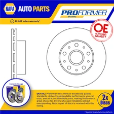 2x Brake Discs Pair Vented Front 280mm PBD8208 Proformer Set 51957507 New