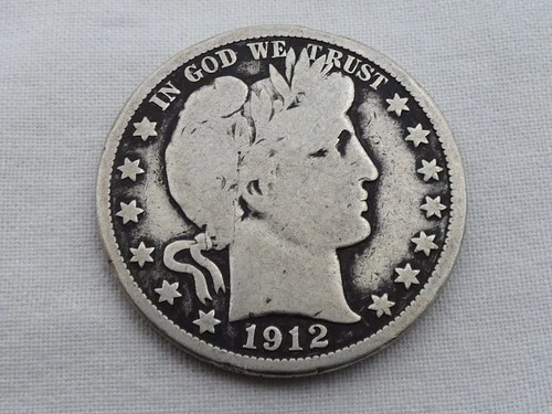 1912 P U.S. Barber Head Half Dollar GR-5