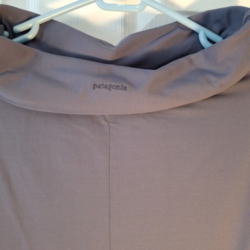 Patagonia Poncho Cape Womens Sz S Lavender Nylon Spandex Mock Cowl Neck EUC - Picture 3 of 9