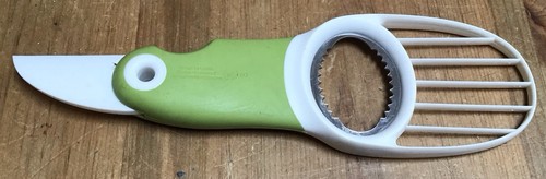 Joseph Joseph 3 In 1 A Ocado Tool. Green And White. Soft Handle. - Picture 2 of 2