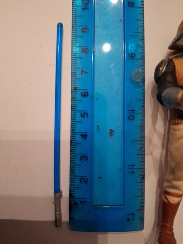 Star Wars Poder de la Fuerza Raro Original Largo Azul Sable de Luz Obi-Wan/Luke's - Imagen 8 de 8