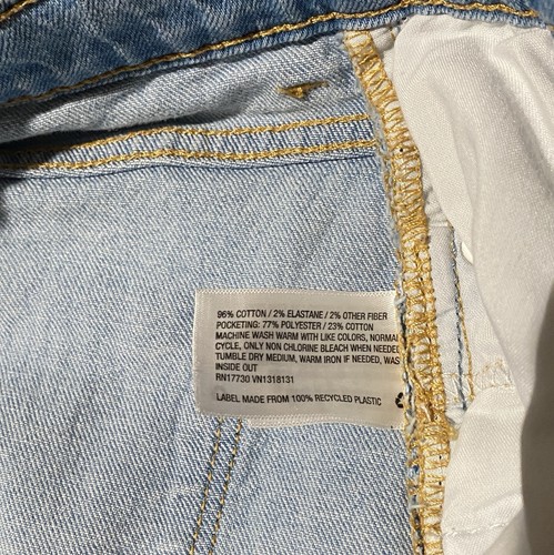 Art Class Two-toned Jeans Size 10 Adjustable Waist - Picture 6 of 9