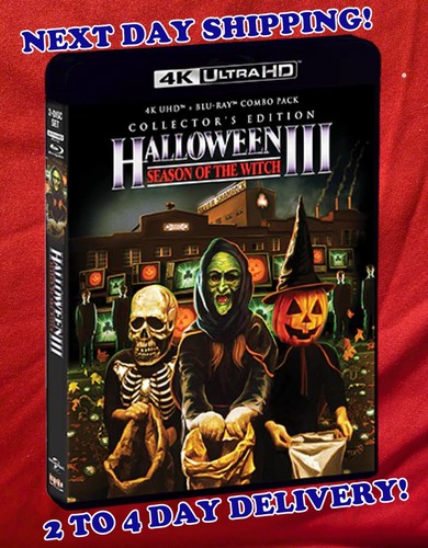 HALLOWEEN III 3 SEASON OF THE WITCH (4K UHD & BLU-RAY) Collectors Edition NEU!!