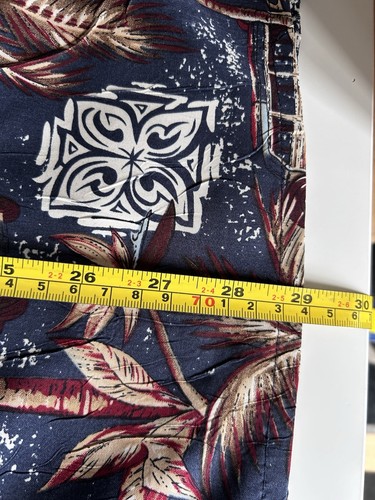Vintage Point Zero Woody Car Palm Tree Hawaiian Summer Short Sleeve Shirt M VGC - Picture 7 of 8