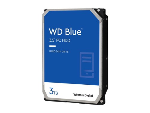 WD Blue 3TB Desktop Hard Disk Drive - 5400 RPM SATA 6Gb/s 256MB Cache 3.5 Inch - - Picture 2 of 2