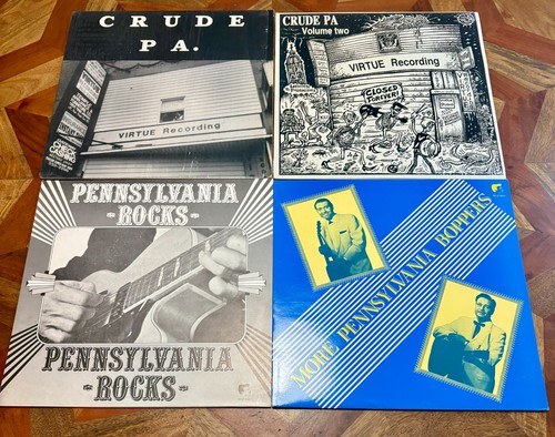 6 LPS / Crude PA. 1&2 RARE 60s Garage Punk   & 2 BOPPERS , PENNSYLVIANA UNKOWNS - Picture 1 of 2