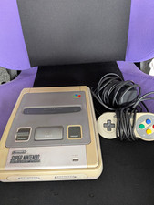 Nintendo SNES PAL Console Bundle w/ 1 Controllers & Power Supply TESTED