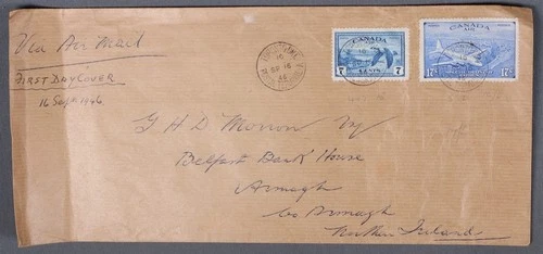 MayfairStamps Canada FDC 1946 17 Cent Special Delivery Air Mail Toronto Ontario