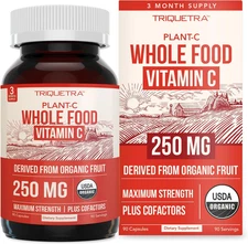 Organic Vitamin C | Whole Food Vitamin C from Fruit plus Absorption Enhancing Co