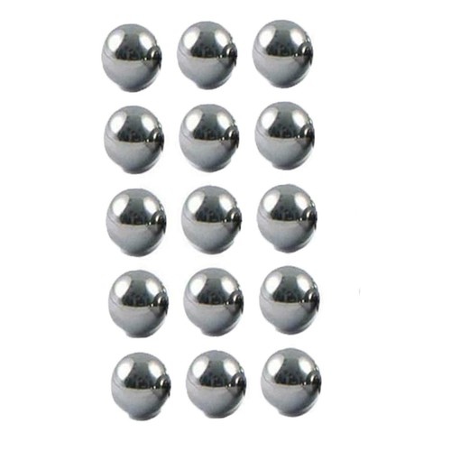 Rodamientos de bolas de acero para bicicleta Weldtite 1/4" para ruedas y soporte inferior 48 piezas - Imagen 4 de 11