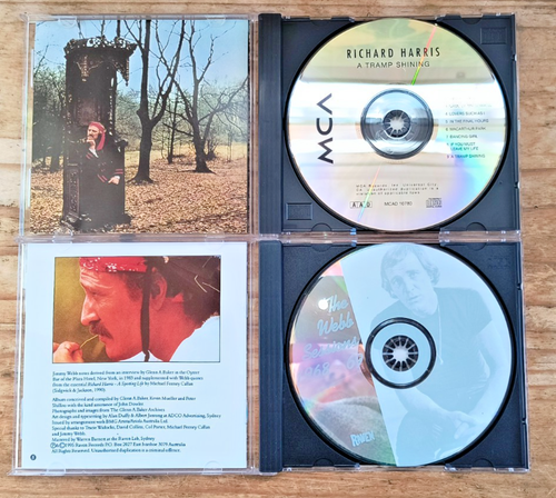 RICHARD HARRIS "A TRAMP SHINING" / "THE WEBB SESSIONS 1968-69" 2 x CD EX COND - Bild 2 von 3