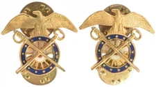 Quartermaster Corps Officers Collar Insignia