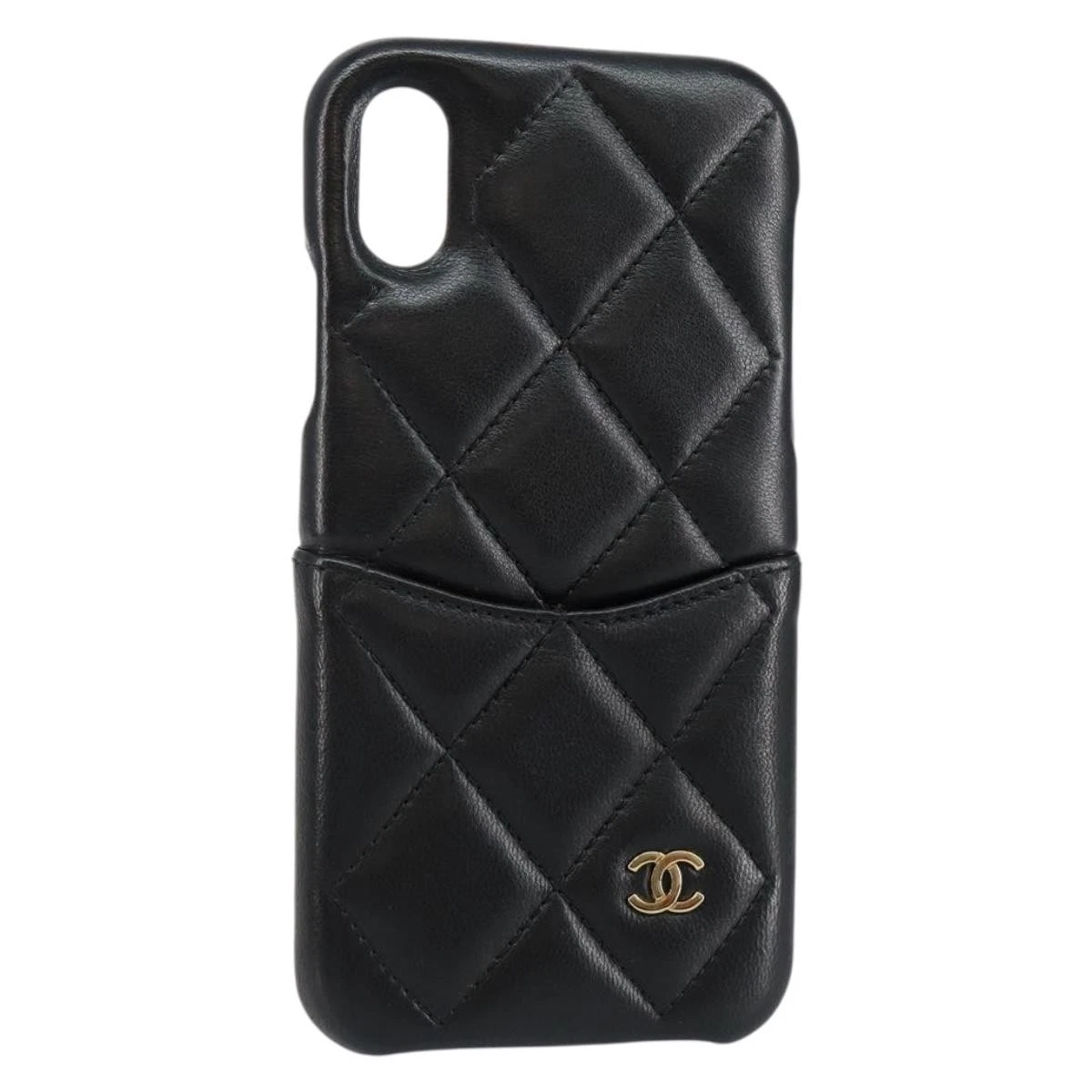 シャネル　マトラッセ　iPhone X/XSケース　ラムスキン　ブラック　お洒落 Chanel Iphone Case for sale - eBay