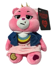 Netflix Care Bears x Stranger Things Cheer Bear as Eleven 9" Plush NWT NEW