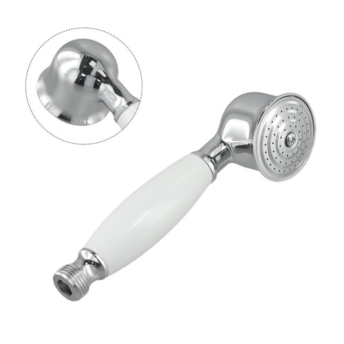 Rustikale Handbrause Retro Stil Chrom Abnehmbarer Duschkopf für das Badezimmer - Bild 5 von 23