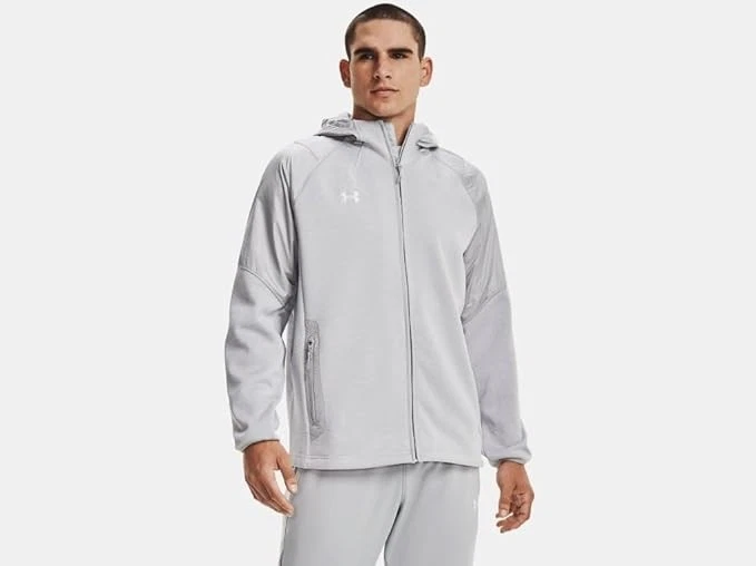 UNDER ARMOUR STORM TWILL SPECIALIST D.GRAY HOODIE JACKET SIZE M MEN NWT MSRP$125