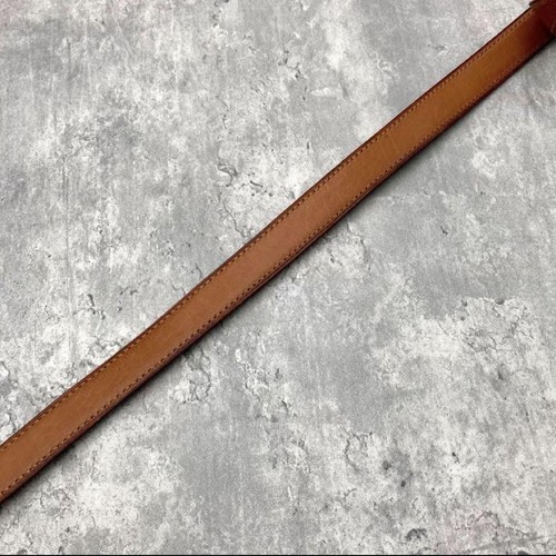 "HERMES Black Leather H-Shaped Buckle Belt - Women's Fashion Accessories - Authe - Picture 8 of 9