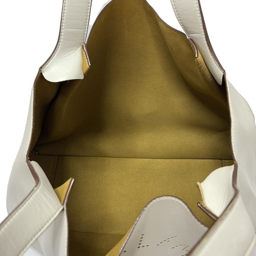 Auth stellamccartney Stella logo 502793 Cream Synthetic Leather - Tote Bag - Picture 7 of 9
