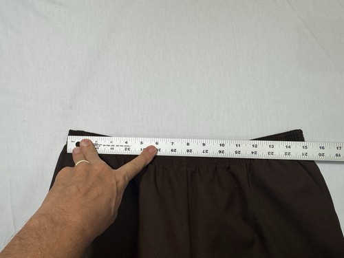 Pantalone donna Alfred Dunner taglia 12 elastico in vita tasche poliestere NUOVO - Foto 6 di 13
