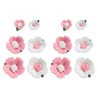 12PCS DIY Ornament Material Kit Accessories Use Ceramic Cherry Blossom Decor