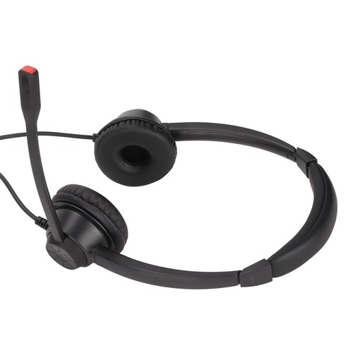 Call Center Headset Noise Cancelling Multipurpose 3.5mm On Ear Headphones For FY - Bild 16 von 23