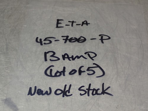 ETA 45-700-P 13A Circuit Breakers New Old Stock (Lot of 5) - Picture 2 of 7