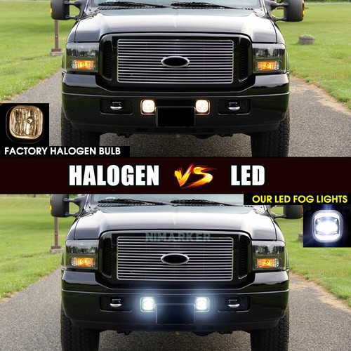 For Ford F-250/350/450/550 SUPER DUTY 2005-07 LED Fog Lights Accessories Signal - Bild 5 von 16