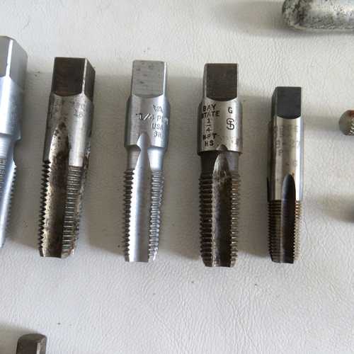 Large Lot of 117 Vintage Tap Die Pipe Threader Machinist Threading Tools - Picture 6 of 16