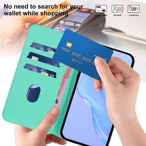 Flip Leather Wallet Card Stand Case Cover for iPhone 17 Pro Max/17 Pro/17/Air - Picture 37 of 79