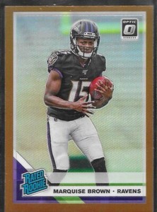 2019 Panini Donruss Optic - Rated Rookie Marquise Brown #162 Bronze