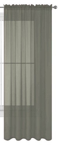 1 Confezione Tenda Finestra Trasparente Completamente Cucita Pannello Tenda 63" 84" 95" 108" 120" L - Foto 18 di 29