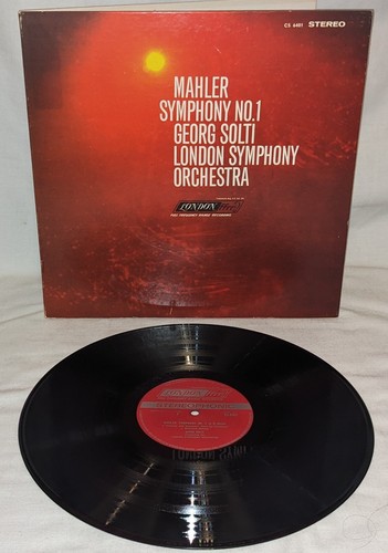 London CS 6401 lp Mahler SYMPHONY NO. 1 Georg Solti LSO gatefold STEREO 1964 - Picture 1 of 7