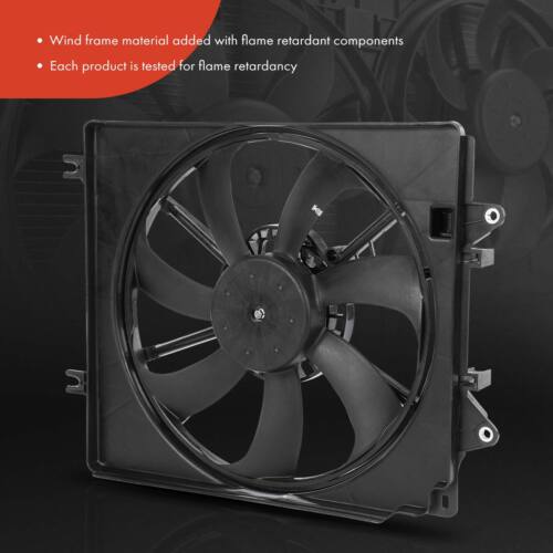 Right Engine Radiator Cooling Fan With Shroud Assembly for Honda CR-V 2017-2022 - Picture 3 of 8