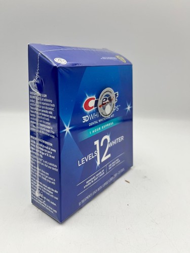 Crest 3D Whitestrips 1 Hour Express Dental Whitening Kit - 20 Count-BRAND NEW - Picture 2 of 8