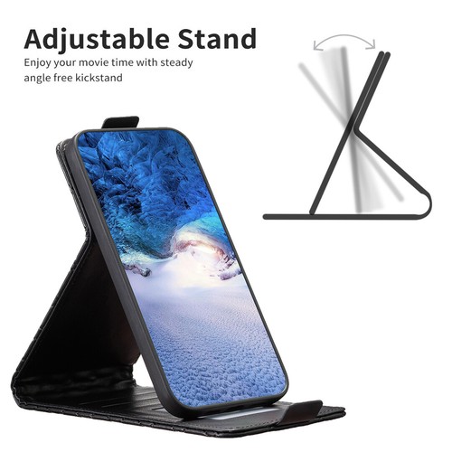 Luxury Card holder Up & Down Leather Flip Case cover For Google Pixel 7A - Picture 28 of 66